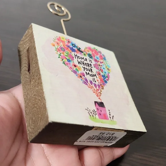 Photo or Note Holder Floral Design - Picture 4 of 4